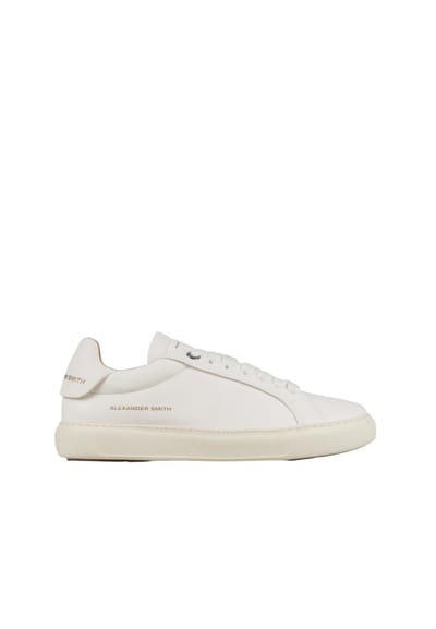 asbcsom-3660-twt Alexander Smith Wit leder voor heren