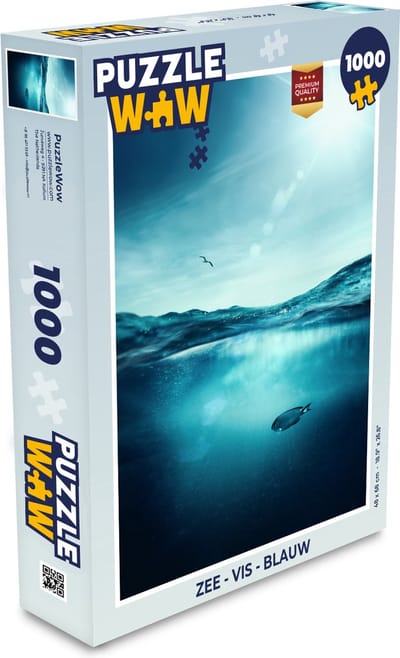 Puzzel Zee - Vis - Blauw - Legpuzzel - Puzzel 1000 stukjes volwassenen