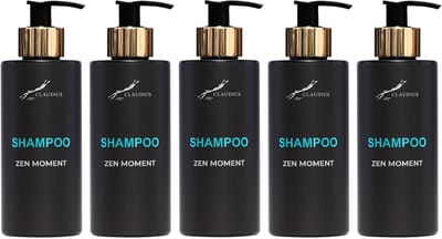 Shampoo Zen Moment 300 ml - gouden pomp - 5 stuks