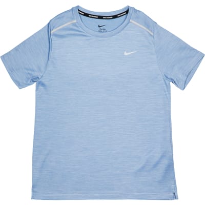 Nike Miler T-shirts Kinder - Blauw - Maat 122 - 128 CM - Poly Jersey
