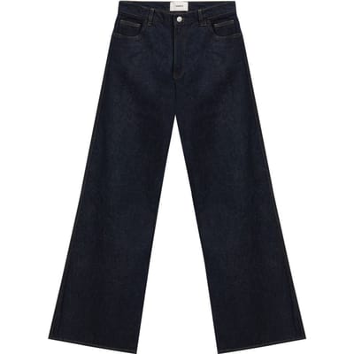 Coperni Blauwe Katoenen Hoog-waisted Jeans