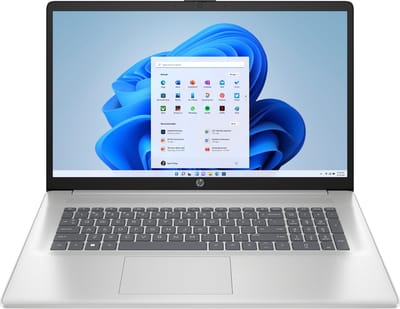 HP 17-cn3125nw Intel® Core™ i3 i3-N305 Laptop 43,9 cm (17.3") Full HD 8 GB DDR4-SDRAM 512 GB SSD Wi-Fi 6 (802.11ax) Windows 11 Home Zilver