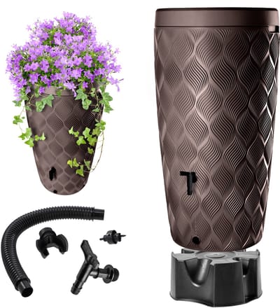 Reveret regenwatertank 240L met aansluitset en standaard
