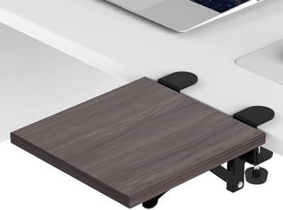 Bureau Extender - Toetsenbord Lade - Comfortabel Werken - Ponsvrije Klem - Opvouwbaar Ontwerp