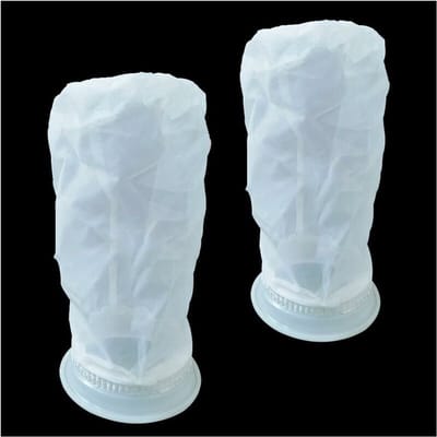 Tweedelige nylon IBC-filterset, IBC-regenwaterfilterhoes, wasbare IBC-filters, accessoires voor filterbehuizing met 200 mesh, geschikt voor IBC-regenwatertanks van 1000 liter.