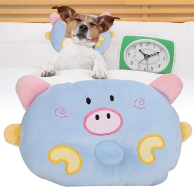 Allecto - Zacht kussen voor kat - Huisdierenbed - Comfortabel en huidvriendelijk - Blauw - Dierlijke vorm - Ideaal voor slapen en rusten - Geschikt...