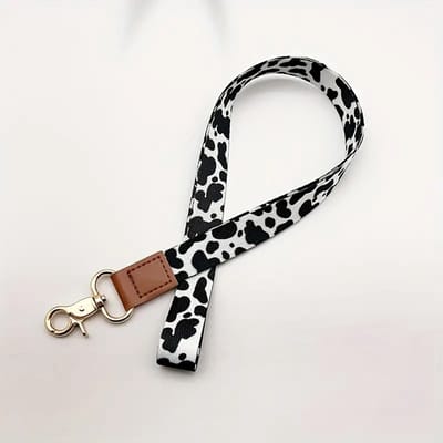DW4Trading Sleutelkoord Koe - Sleutelhanger - Keycord - Lanyard - Lengte 51 cm