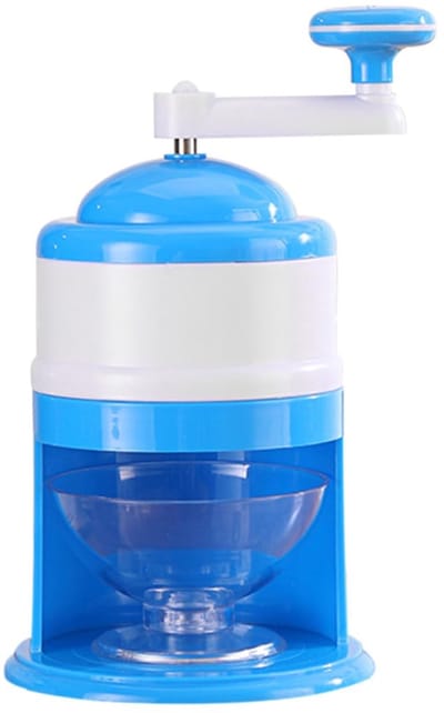 Ijsbreker Machine - IJsmaker - Verfrissende Dranken Maken - Handmatige Bediening - Compact Formaat - Blauw