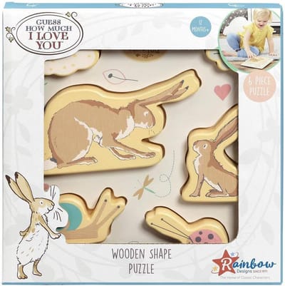 Houten Vormenpuzzel - Kinderpuzzel - Ontwikkeling Vaardigheden - Klassiek Verhaal Thema - 2.22 x 0.18 x 2.22 cm - Meerkleurig
