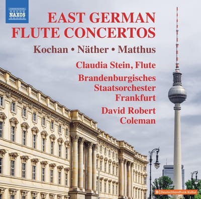 Claudia Stein & Brandenburgisches Staatsorchester Frankfurt - Kochan, Matthus & Nather: East German Flute Concer (CD)