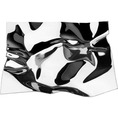 Luxe Scandinavische Decoratieve Serveerschaal Roestvrij Staal Tafel Fruit Snack Schaal Woonkamer Keuken Dessert Taart Snoep Plate black