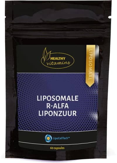 Liposomale R-Alfa Liponzuur | 60 capsules | Hoge biologische beschikbaarheid
