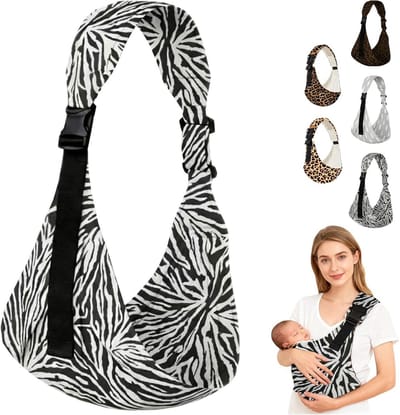 Draagdoek baby - Heupdrager peuter - Comfortabel dragen - Ergonomisch design - Tot 20 kg - Luipaard