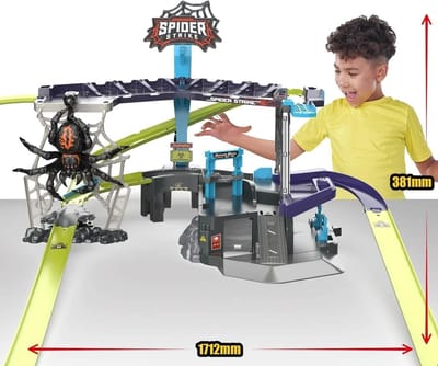 Zuru Metal Machines Spider Attack Racebaan met 1 Auto