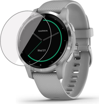 Geschikt voor Garmin Vivoactive 4S Screenprotector - Beschermglas Folie Geschikt voor Garmin Vivoactive 4S