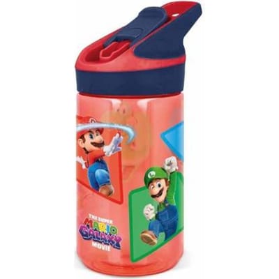 Nintendo Super Mario - The Galaxy Movie Premium Drinkfles - 480 ml – Sluit goed af - Drinkfles voor kinderen - Rood