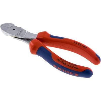 Knipex Krachtzijkniptang 160mm 2-Componenten Handgrepen
