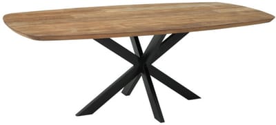 DTP home Evo eettafel Deens ovaal teakhout 240x110x76 cm - naturel