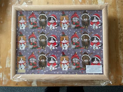 Alex Clark Schootkussen Christmas Cats ~ Katten Kerst/winter