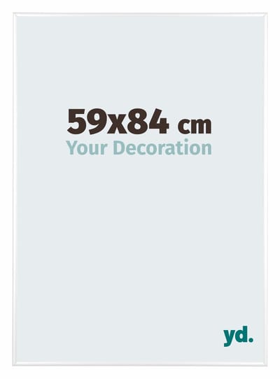 Your Decoration - Puzzellijst 59x84 cm - Wit Hoogglans - Puzzellijst 1500-2000 stukjes - Aluminium Fotolijst - Kent