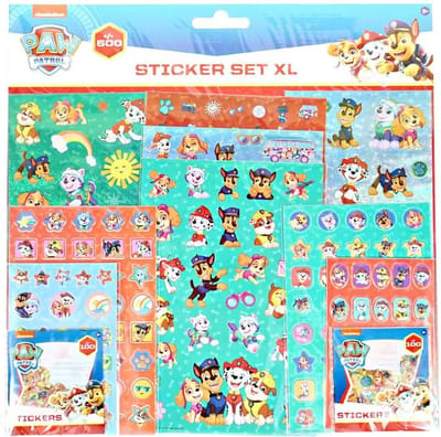 Stickerpakket/hobbypakket Paw Patrol - 500 delige stickerset
