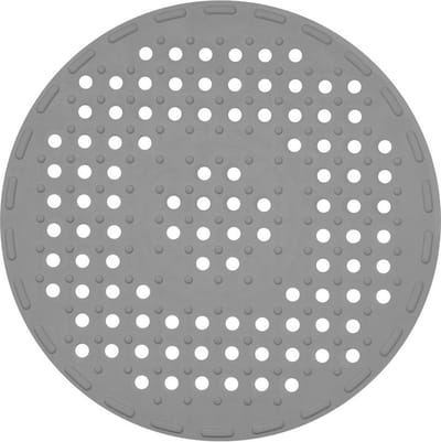 Dutch House Gootsteenmat Rond 32 cm Rubber/Grijs
