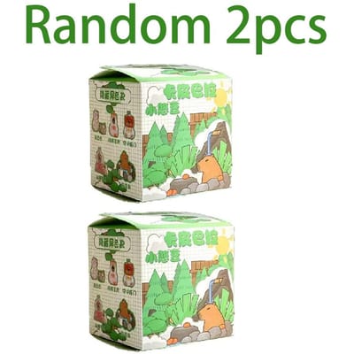 Capybara Blind Box Figuur Kawaii Anime Dier Pop Simulatie Capibara Cadeau voor Kinderen Verjaardag Kerst beige