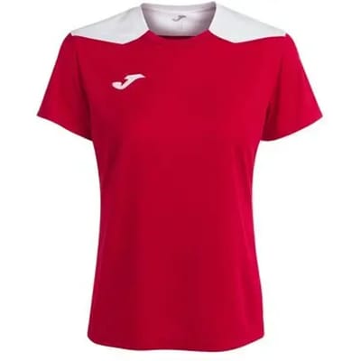 Joma Championship Vi T-shirt Met Korte Mouwen Rood 11-12 Years Meisje