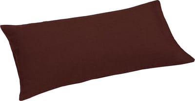 Yumeko kussensloop gewassen linnen rosewood 40x80 - Biologisch & ecologisch - 1 stuk