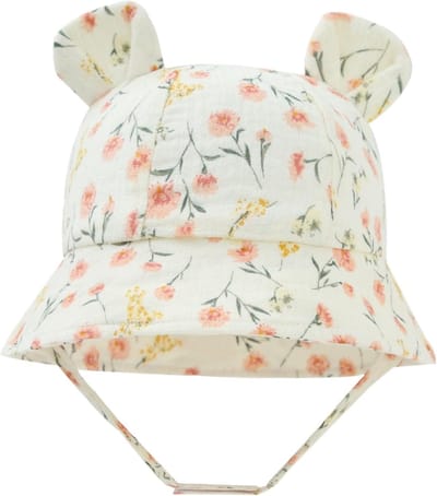 Kindermuts Zonnehoed - Vissershoed Kinderen - Zomerse Bescherming - Verstelbaar Design - One Size - Blauw