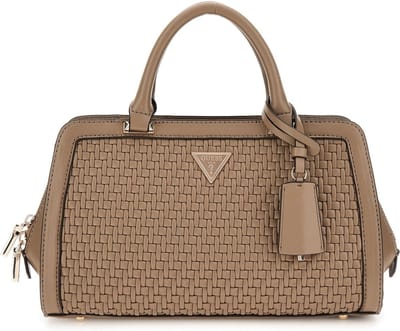 GUESS Handtas Schoudertas Murielle Girlfriend Satchel Dark Taupe
