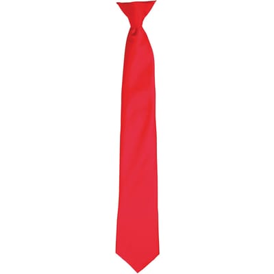 Premier Satijnen stropdas voor volwassenen (Aardbeienrood)