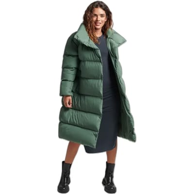 Superdry - Lange pufferjas - Dames - Gewatteerde jassen