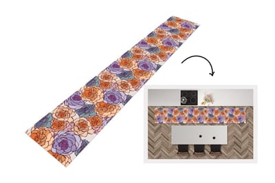 Keukenloper - Loper keuken - Patroon - Bloem - Art Nouveau - 300x50 cm - Keukenloper vinyl