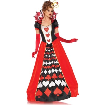 Robe reine de cœur voor vrouwen Leg Avenue