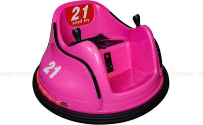 Kars Toys - Bumper Car - Roze - Elektrische botsauto voor kinderen - met Afstandsbediening - 6V Accu