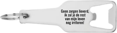 Akyol - geen zorgen lieverd, ik zal je de rest van mijn leven nog irriteren! - Liefde - mensen die liefde willen delen naar iemand - valentijnsdag - verjaardagscadeau - verjaardag - cadeau voor vriendin/vriend - cadeau - 54 x 29mm