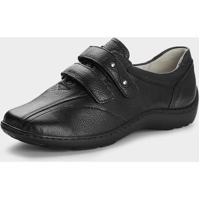 Lage schoenen met verstelbare klittenbandsluiting - zwart - Gr. 36 van Goldner Fashion