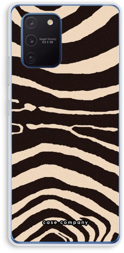 Case Company® - Hoesje geschikt voor Samsung Galaxy Note 10 Lite hoesje - Arizona Zebra - Soft Cover Telefoonhoesje - Bescherming aan alle Kanten en Schermrand