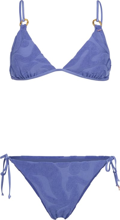 Brunotti - Sunanda-Jacquard - Bikini Marlin Blue - Triangel Bikini Set Dames - Small Coverage - 44