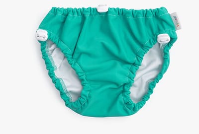 ImseVimse - Vimse - zwemluier - aanpasbaar - groen - aqua groen - OEKO-TEX® gecertificeerd -S/M - 6 tot 10 kg