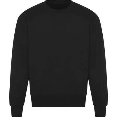 Just Hoods - Signature Heavyweight Sweater - Deep Black maat XXL
