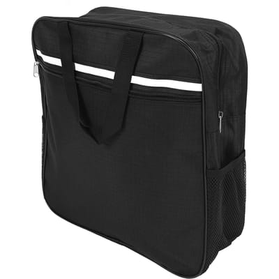 Rolstoel Rugzak Tas Oxford Stof Grote Opbergruimte Rolstoel Rugzak Buidel met Reflecterende Streep black