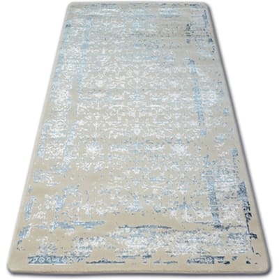 Kleden Rugsx Tapijt ACRYL MANYAS 0920 Blauw/Ivoor 80x150 cm