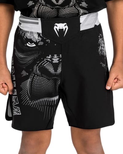 Venum Gorilla Jungle Fightshorts Kids Zwart Wit - Kids - 8 Jaar