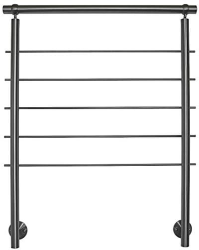 Roestvrijstalen trapleuning voor zijdelingse montage - 0,8 m tot 5,95 m - object voor balkon, terras en trap