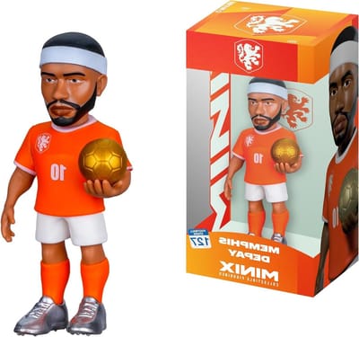 Verzamelbeeldje - Voetbalster Figuur - Hobby Verzamelen - Officiële Licentie - 12 cm - Meerkleurig