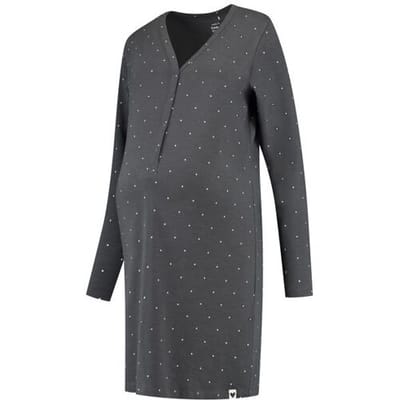 Prénatal zwangerschapspyjama Darkgrey S Dames