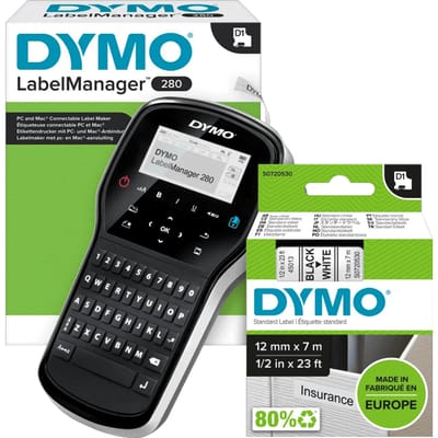 DYMO LabelManager 280 Labelmaker + 1 extra label