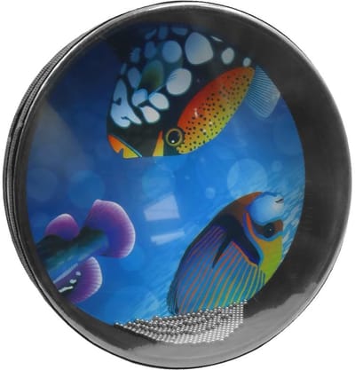 Dailygoods- Ocean Drum 8 Inch - Natuurlijke Kleur - Regen Drum - Ontspanning - Schokbestendig - Comfortabel Gebruik - Geluidsdrum